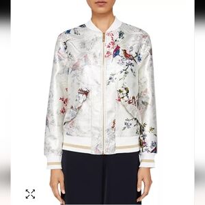 Tanzi Opulent Fauna Ornate Bomber Jacket